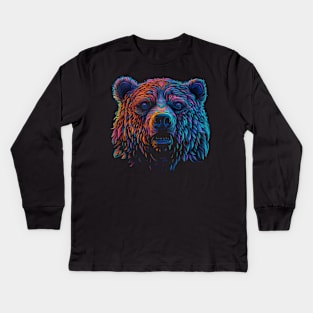 Night Bear Kids Long Sleeve T-Shirt